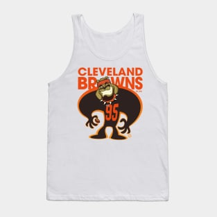 Cleveland Browns BullDawg Whoosh 95 Grinner Tank Top